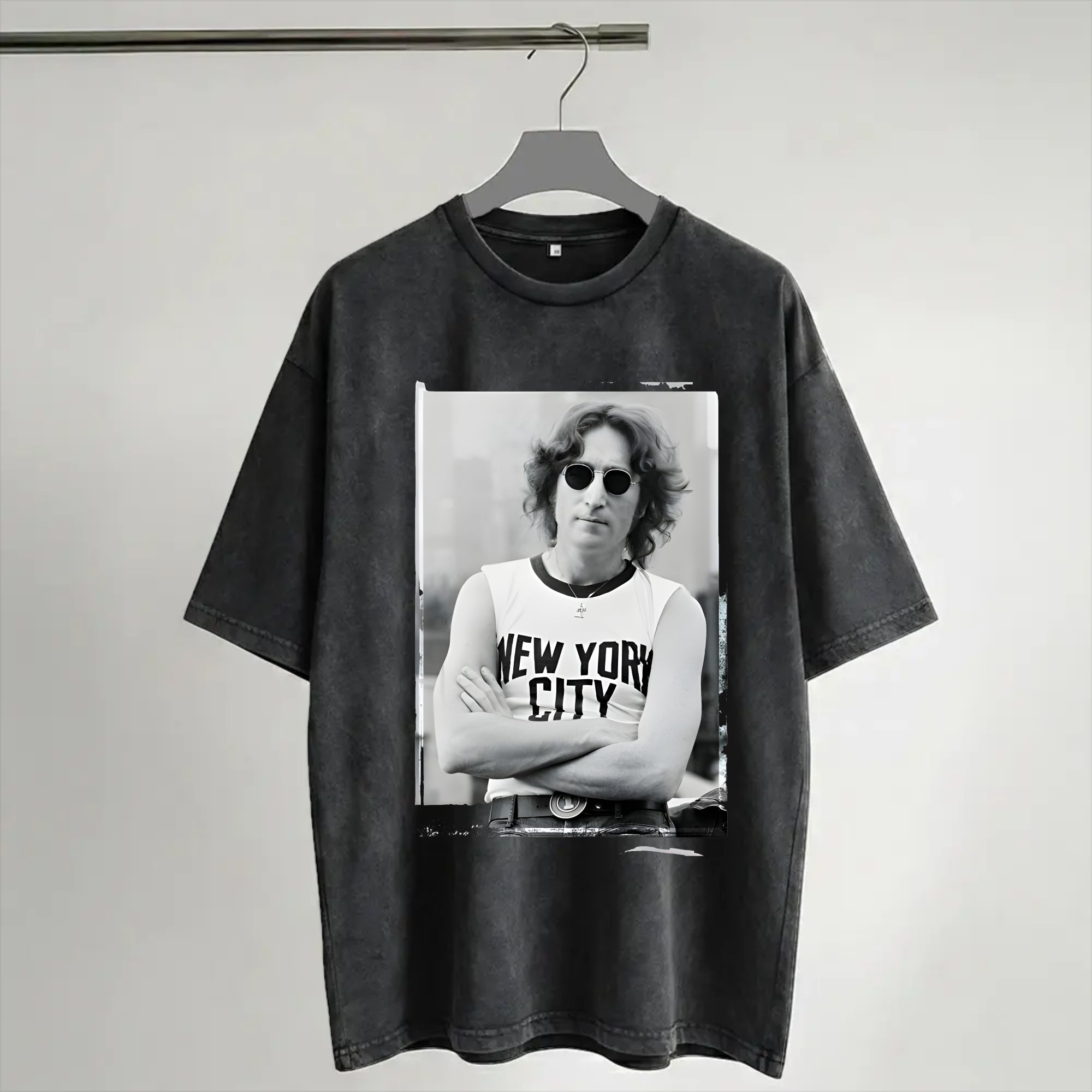 High Street Fashion New York - Koszulka Harajuku Washed Shirt John Lennon