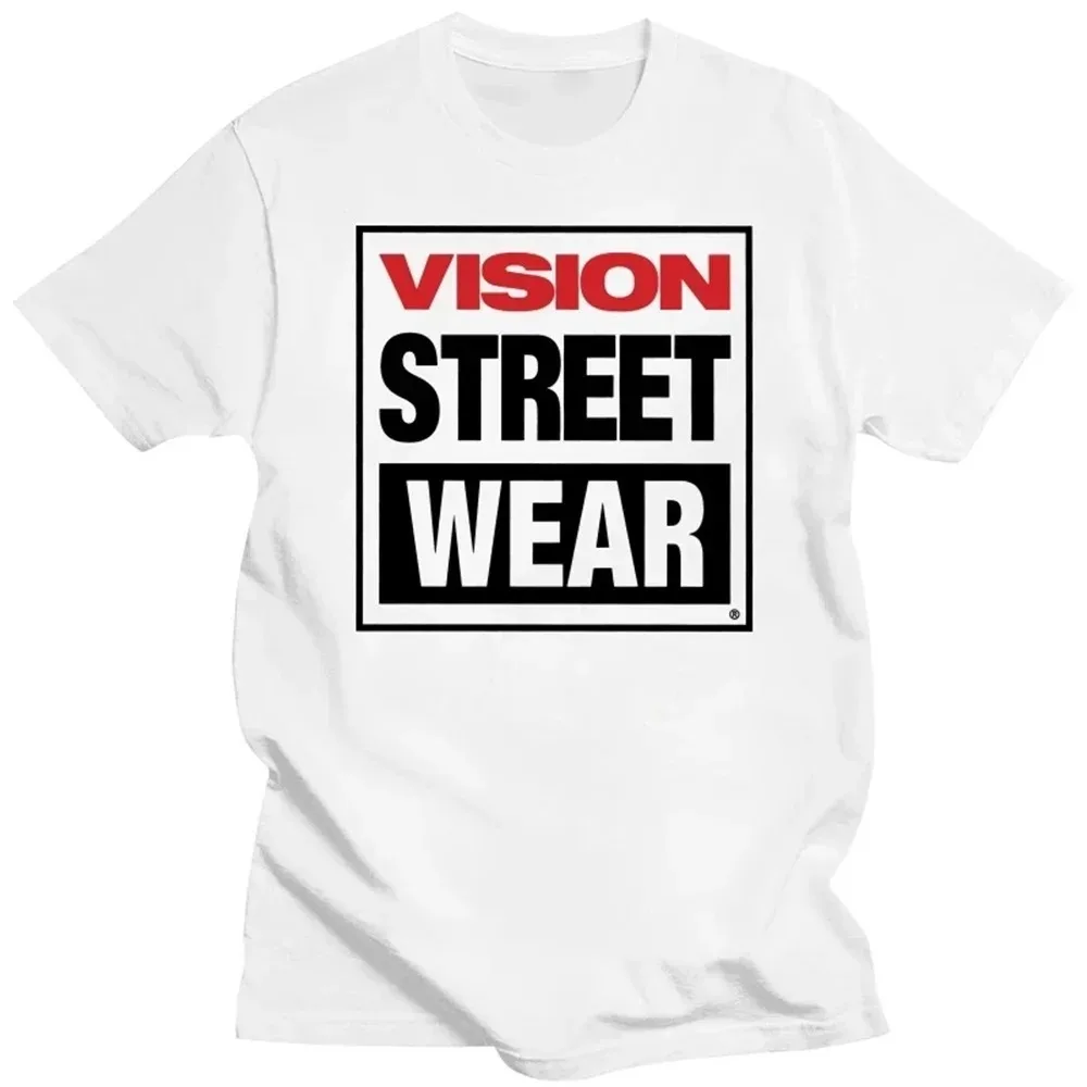Street Fashion Asian Men - Koszulka Vision Street Wear z bawełny