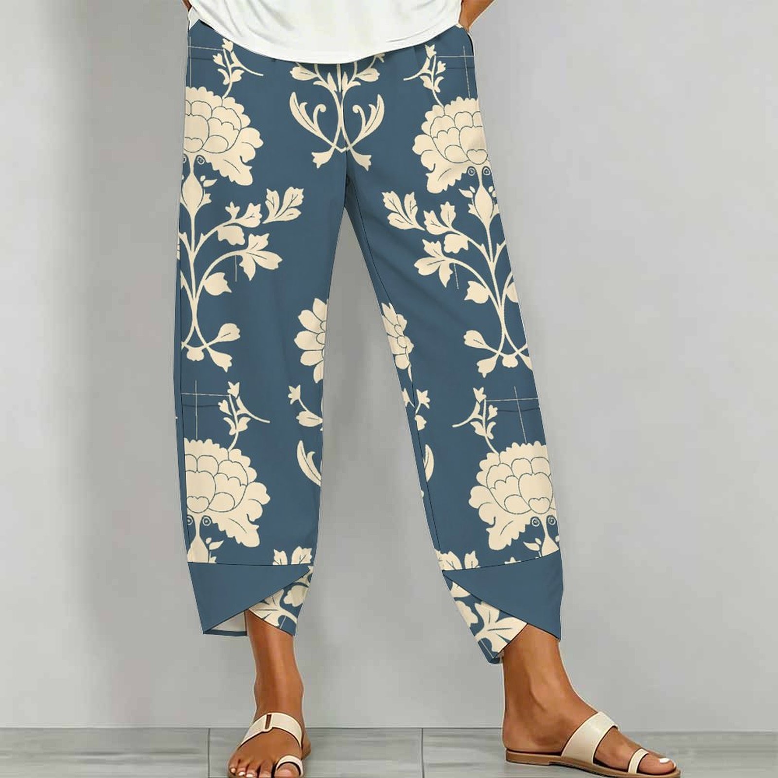 Fashion Street Yoga - Eleganckie spodnie sportowe, spodnie w stylu