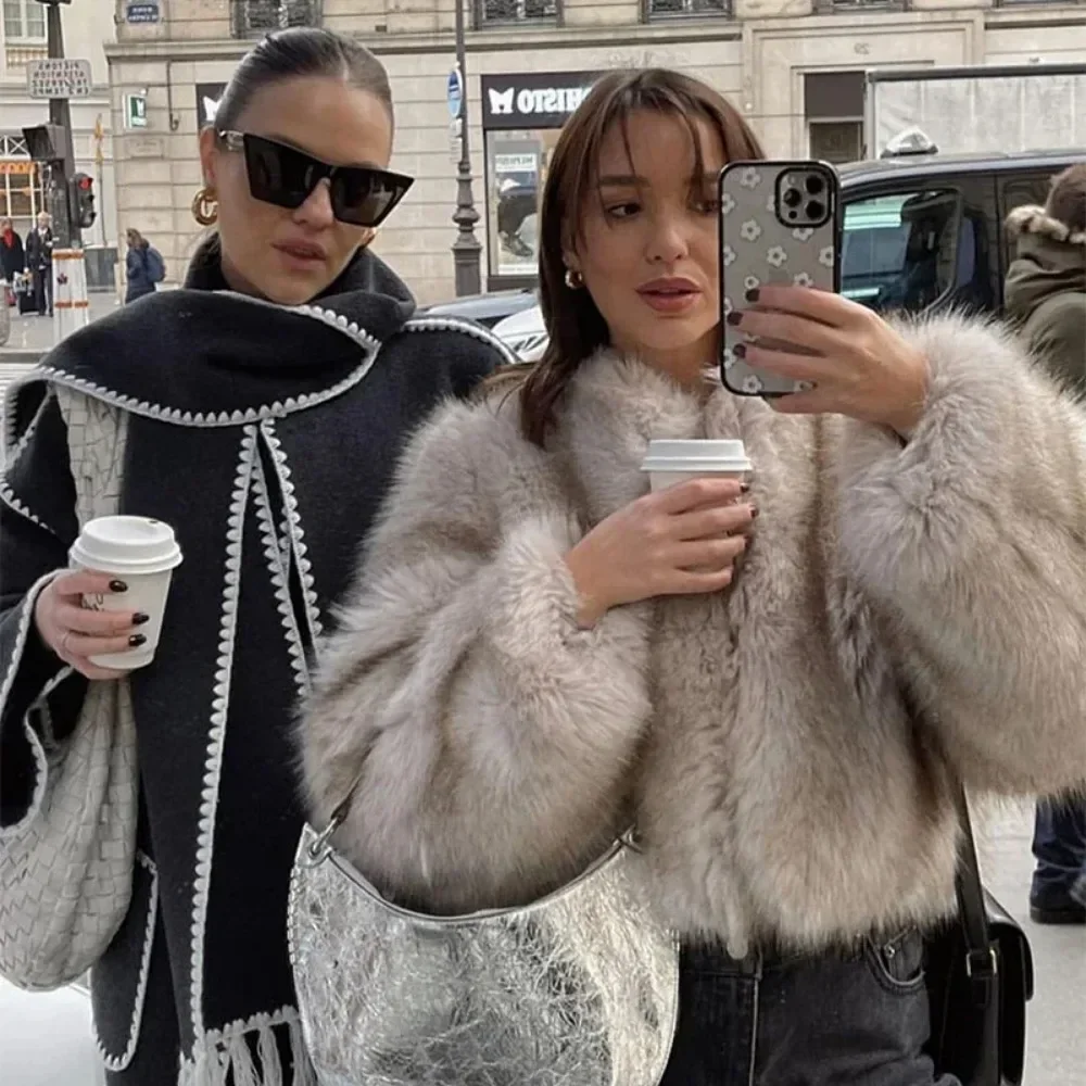OFTBUY Kurtka ze sztucznego fu – Street Fashion Week recenzja i cena