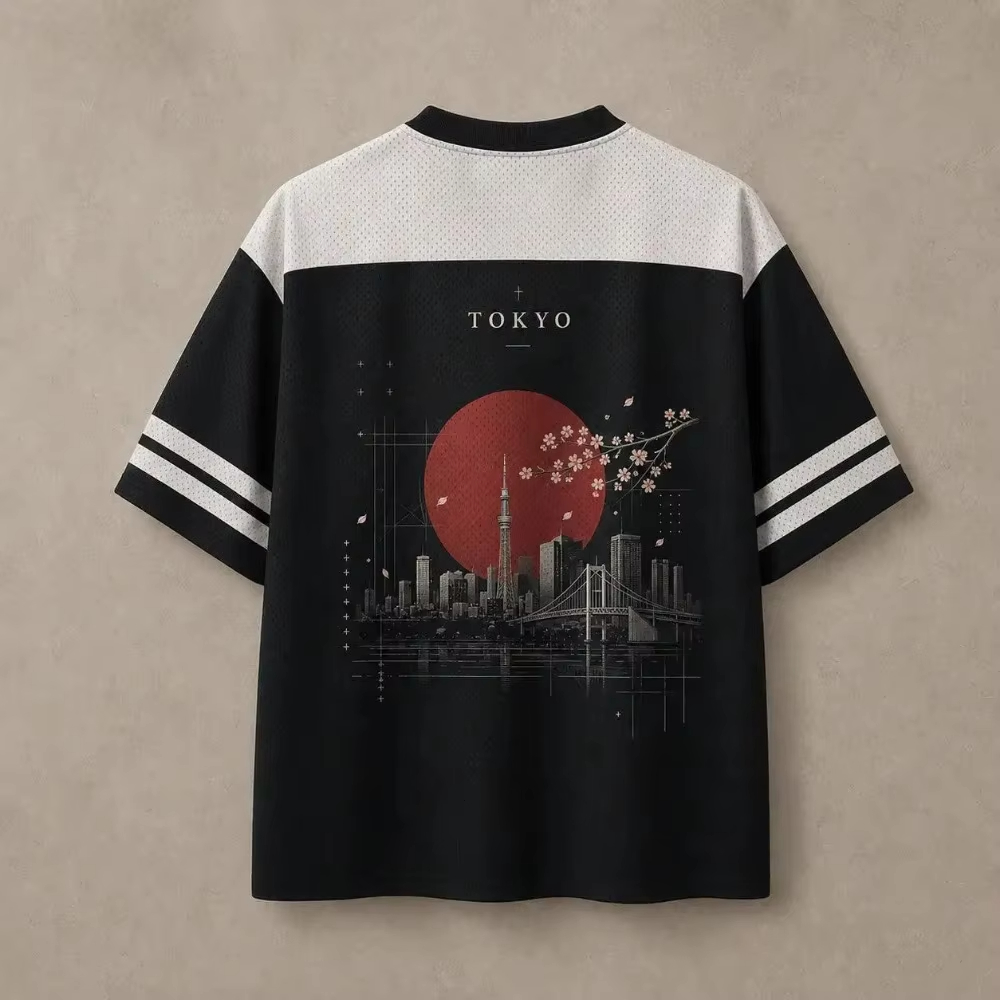 Koszulka męska z dekoltem w se – Street Fashion In Tokyo recenzja i cena