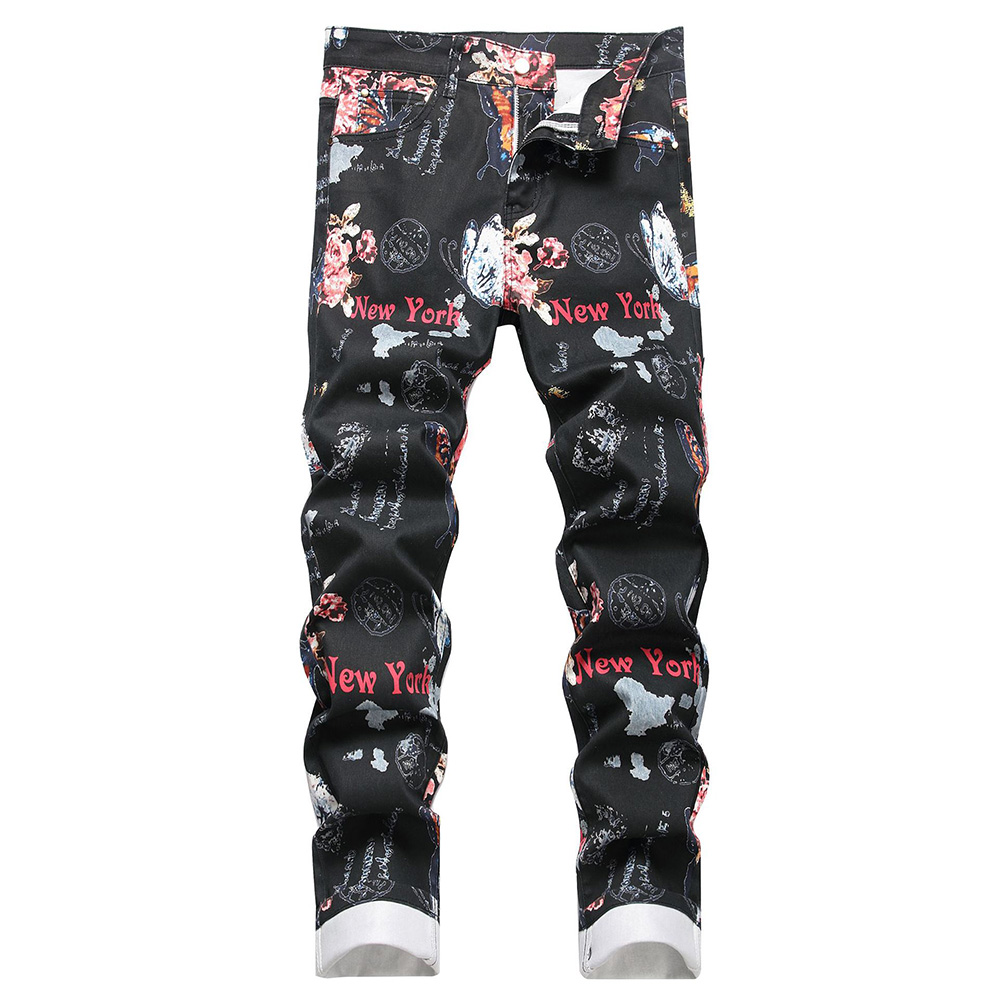 Męskie spodnie jeansowe z cyfr – High Street Fashion New York recenzja i cena