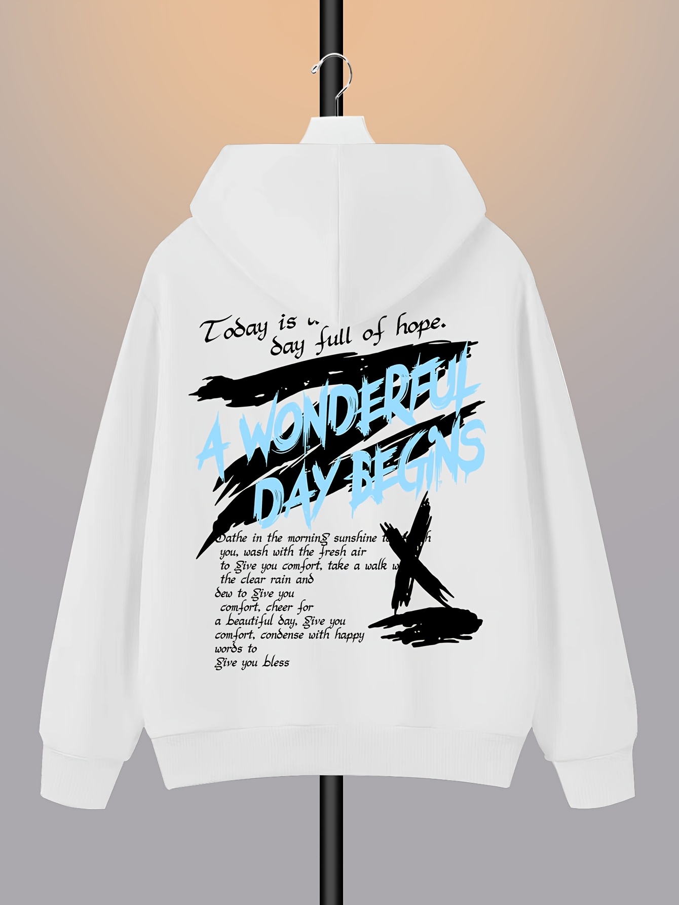 Nowa męska bluza z kapturem w  – Street Style Fashion Quotes recenzja i cena