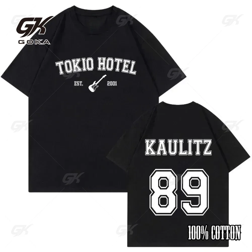 Koszulka z nadrukiem monogramu – Street Fashion In Tokyo recenzja i cena