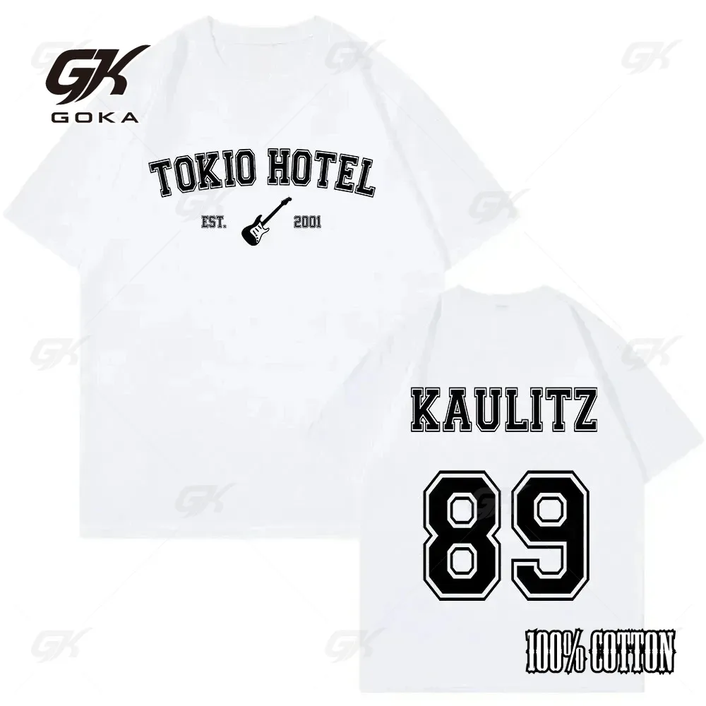 Koszulka z nadrukiem monogramu – Street Fashion In Tokyo recenzja i cena