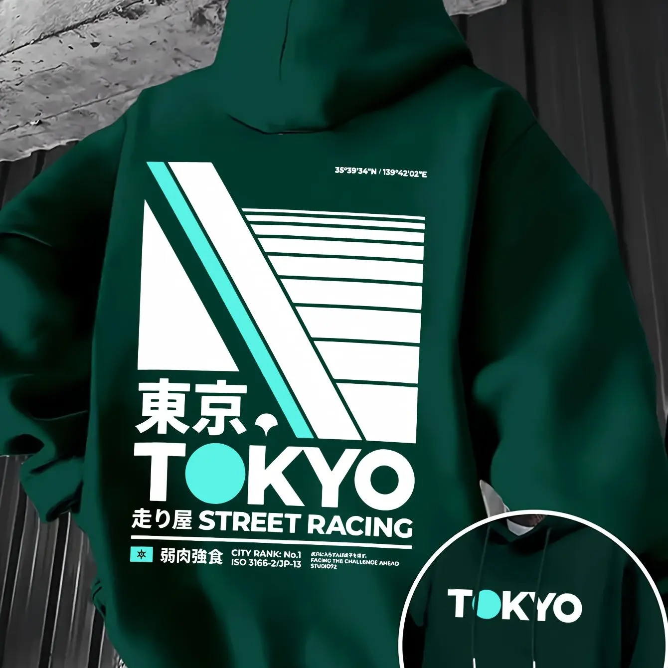 Męska bluza z kapturem Retro J – Street Fashion In Tokyo recenzja i cena