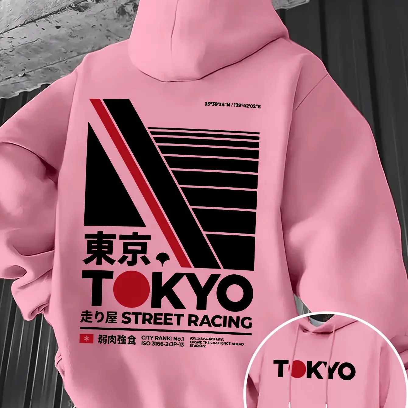 Męska bluza z kapturem Retro J – Street Fashion In Tokyo recenzja i cena